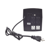 UPS de 1500VA/900W / Topología Línea Interactiva / Entrada y Salida 120 Vca/ Clavija NEMA 5-15P / 6 Tomas NEMA 5-15R - SILYMX