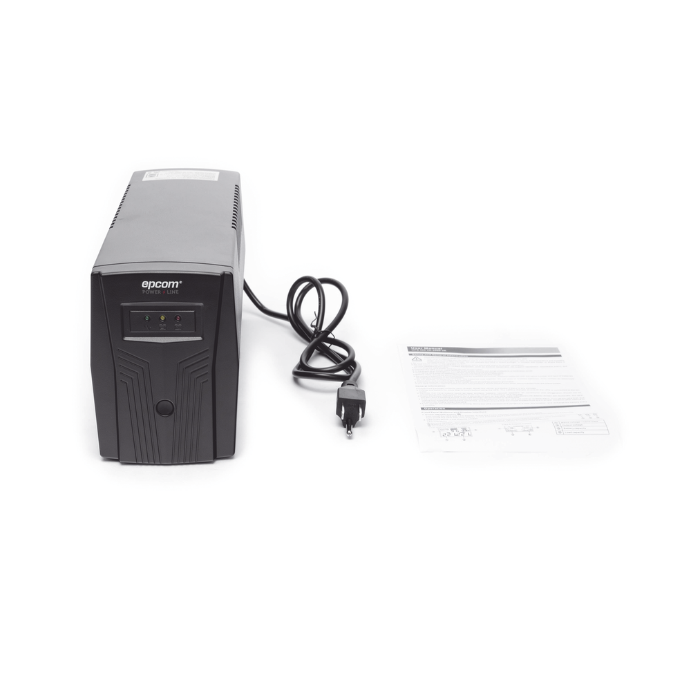 UPS No Break de 600VA 360W Topología Línea Interactiva Entrada y Salida 120 Vca Clavija NEMA 5-15P 4 Tomas NEMA 5-15R EPU600L - SILYMX