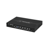 EdgeRouter 6 PoE pasivo 24 V, con 5 puertos 10/100/1000 Mbps + 1 puerto SFP, con funciones avanzadas de ruteo - SILYMX