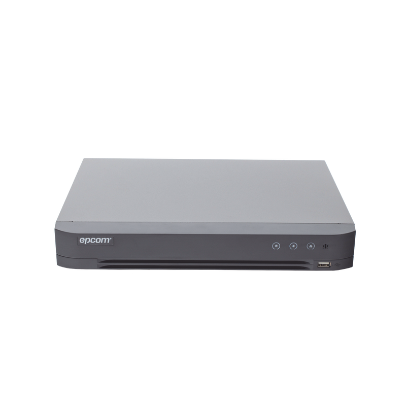 DVR 4 Megapixel / 16 Canales TURBOHD + 8 Canales IP / 1 Bahía de Disco Duro / Audio por Coaxitron / Evita Falsas Alarmas / Salida de Video en Full HD - SILYMX