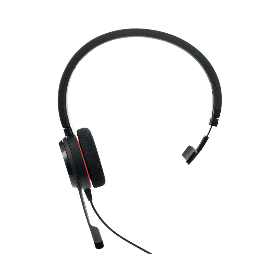 Jabra Evolve 20 Mono con conexión USB, micrófono con cancelación de ruido de última generación, configuración Plug and Play, Certificación Microsoft Teams (4993-823-109) - SILYMX