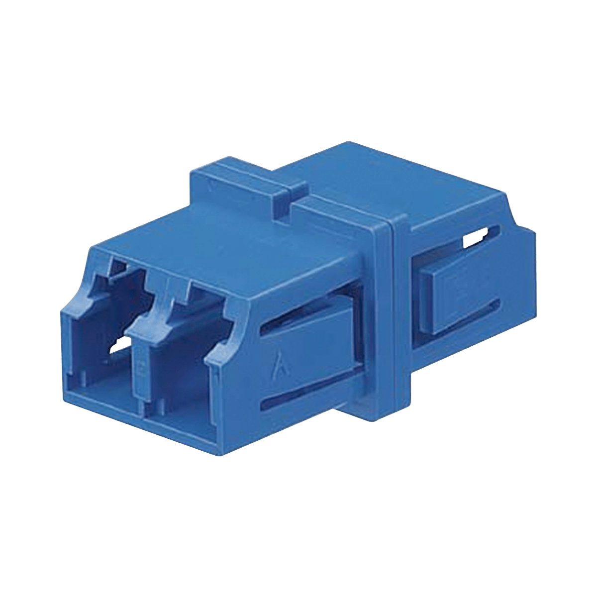 Módulo Acoplador LC Duplex Para Fibra Monomodo Color Azul - SILYMX