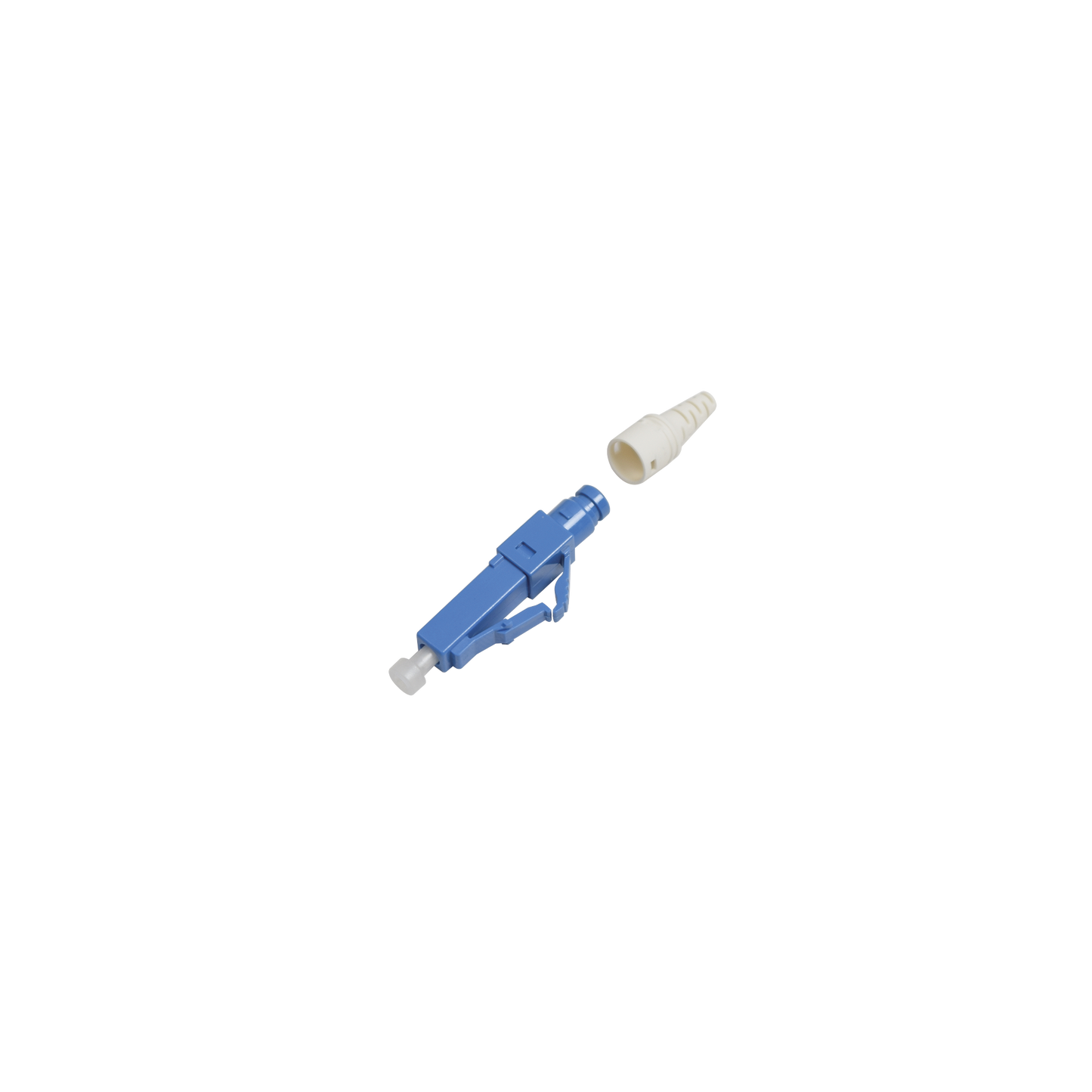 Conector de Fibra Óptica pre-pulido LightBow LC/UPC Simplex Monomodo OS1/OS2 re-terminable Color Azul - SILYMX