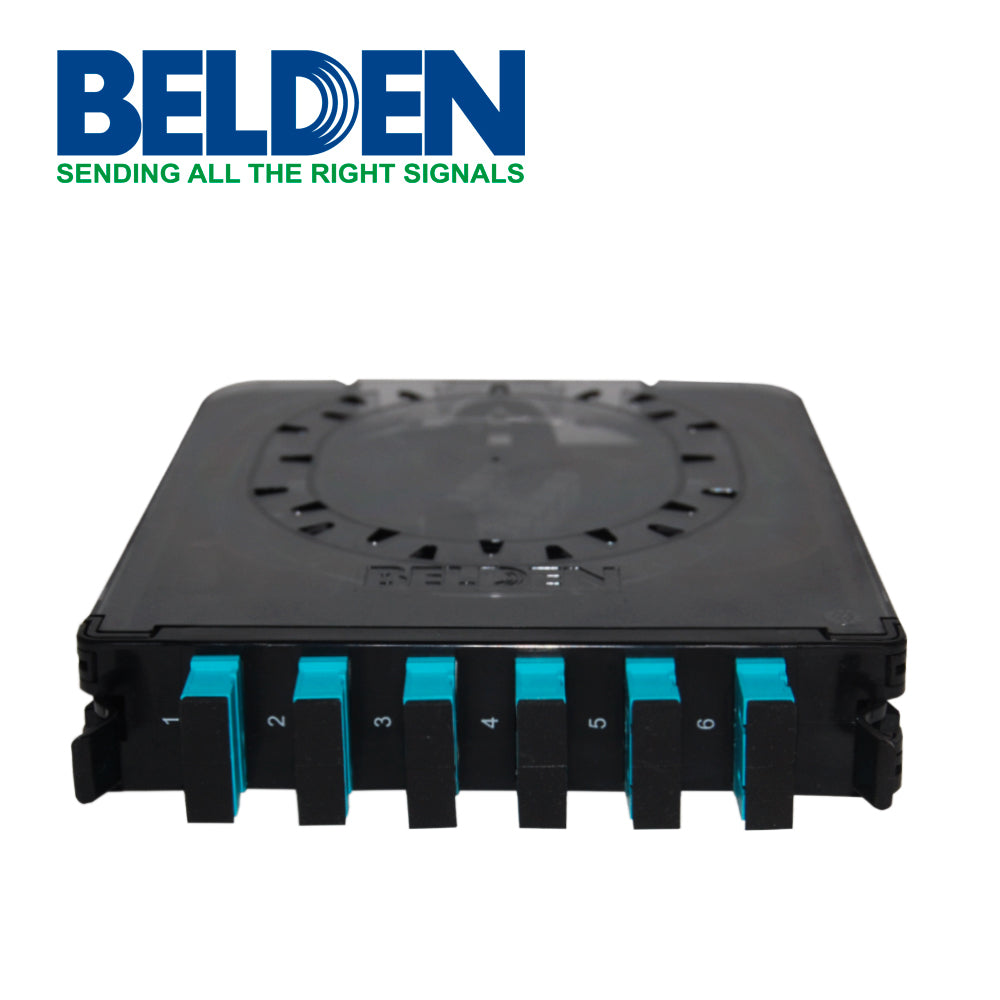 Cassete Belden Fc3x06sdfs 6 Adaptadores Sc 12 Hilos Multimodo Om3