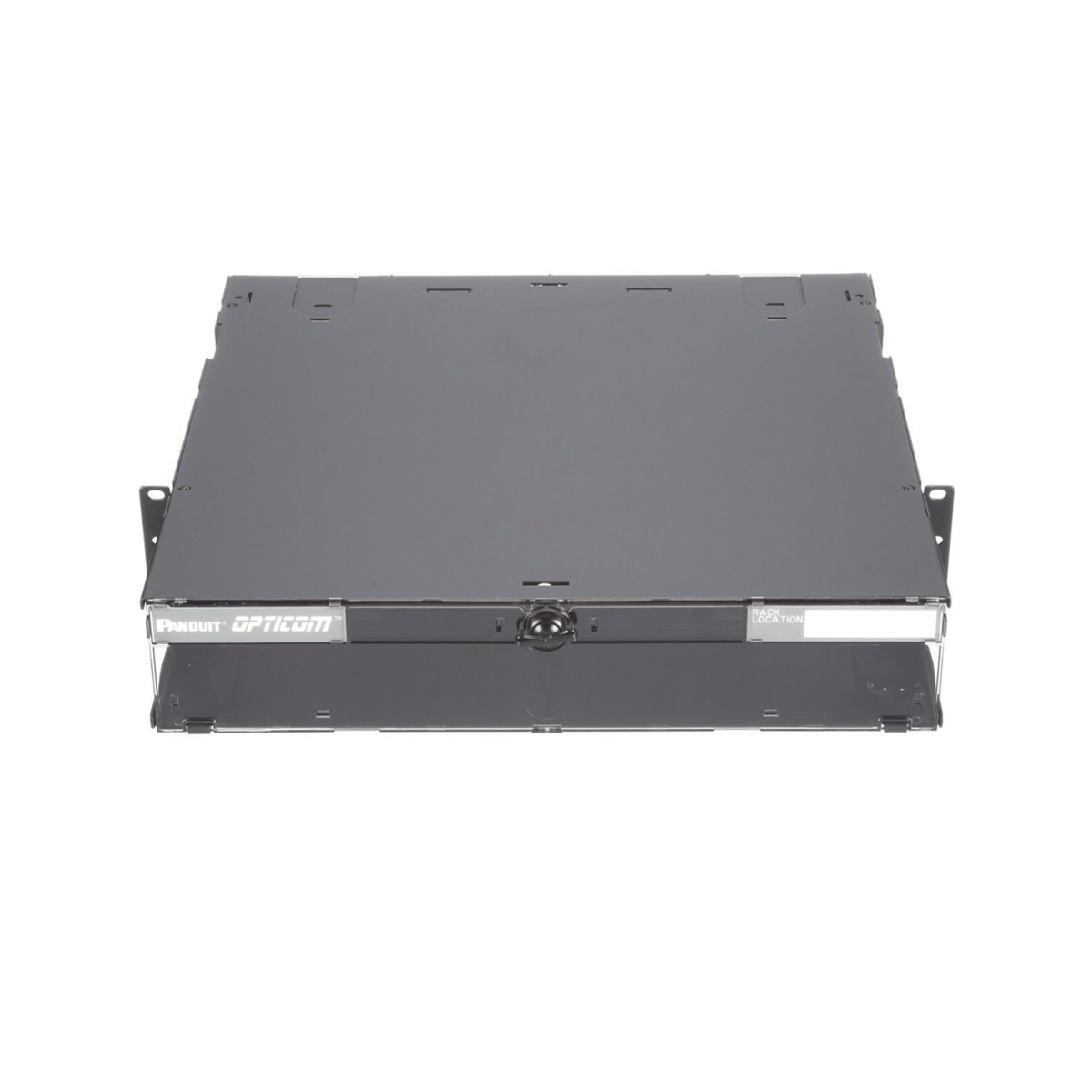 Panel de Distribución de Fibra Óptica Acepta 8 Placas FAP o FMP Bandeja Deslizable e Inclinable Hacia Abajo Hasta 192 Fibras Color Negro 2UR - SILYMX