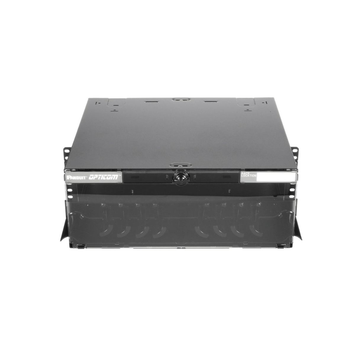 Panel De Distribución De Fibra Óptica Acepta 12 Placas Fap O Fmp Bandeja Deslizable E Inclinable Hacia Abajo Hasta 288 Fibras Color Negro 4Ur - SILYMX