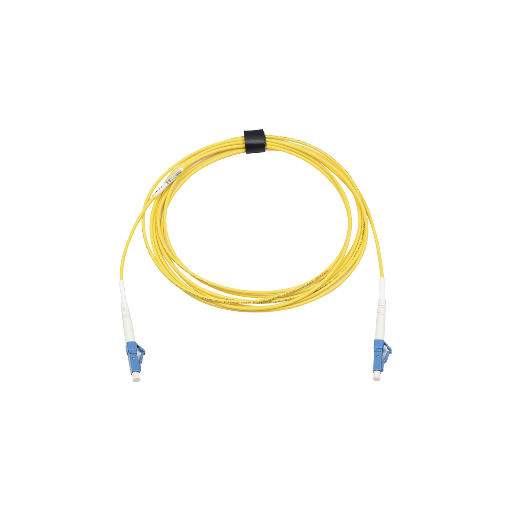 Jumper de Fibra Óptica Monomodo (OS2) XGLO Riser LC/UPC-LC/UPC Simplex ONFR Color Amarillo 3 Metros - SILYMX