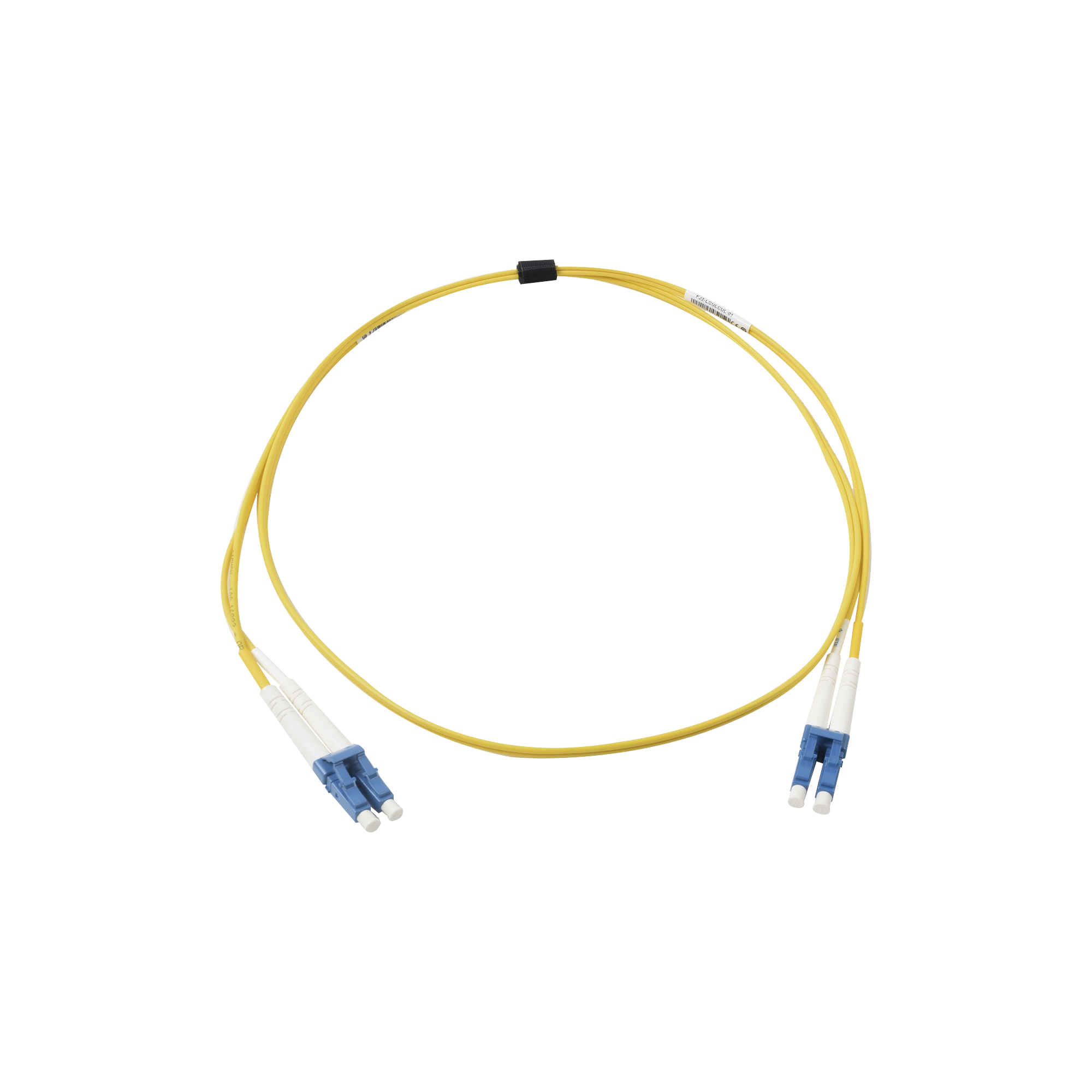 Jumper de Fibra Óptica Monomodo (OS2) XGLO Riser LC/UPC-LC/UPC Duplex OFNR Color Amarillo 1 Metro - SILYMX