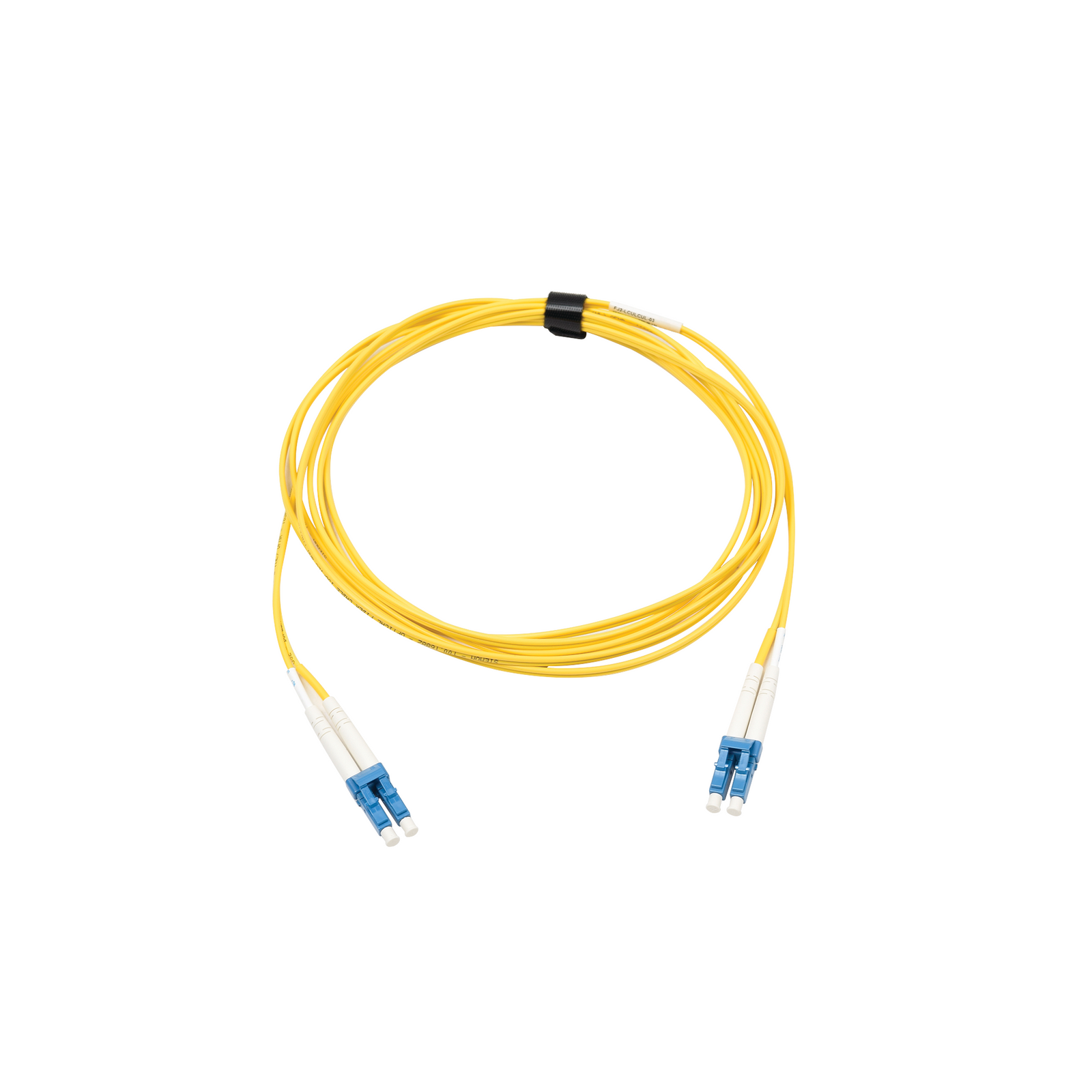 Jumper de Fibra Óptica Monomodo (OS2) XGLO Riser LC/UPC-LC/UPC Duplex OFNR Color Amarillo 3 Metros - SILYMX