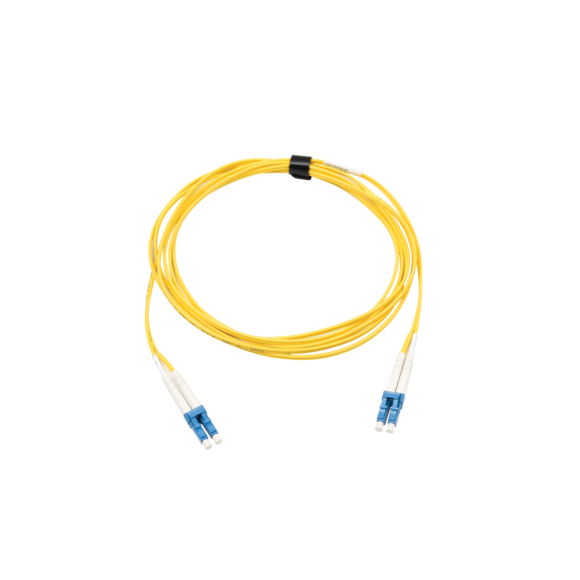 Jumper de Fibra Óptica Monomodo (OS2) XGLO Riser LC/UPC-LC/UPC Duplex OFNR Color Amarillo 3 Metros - SILYMX