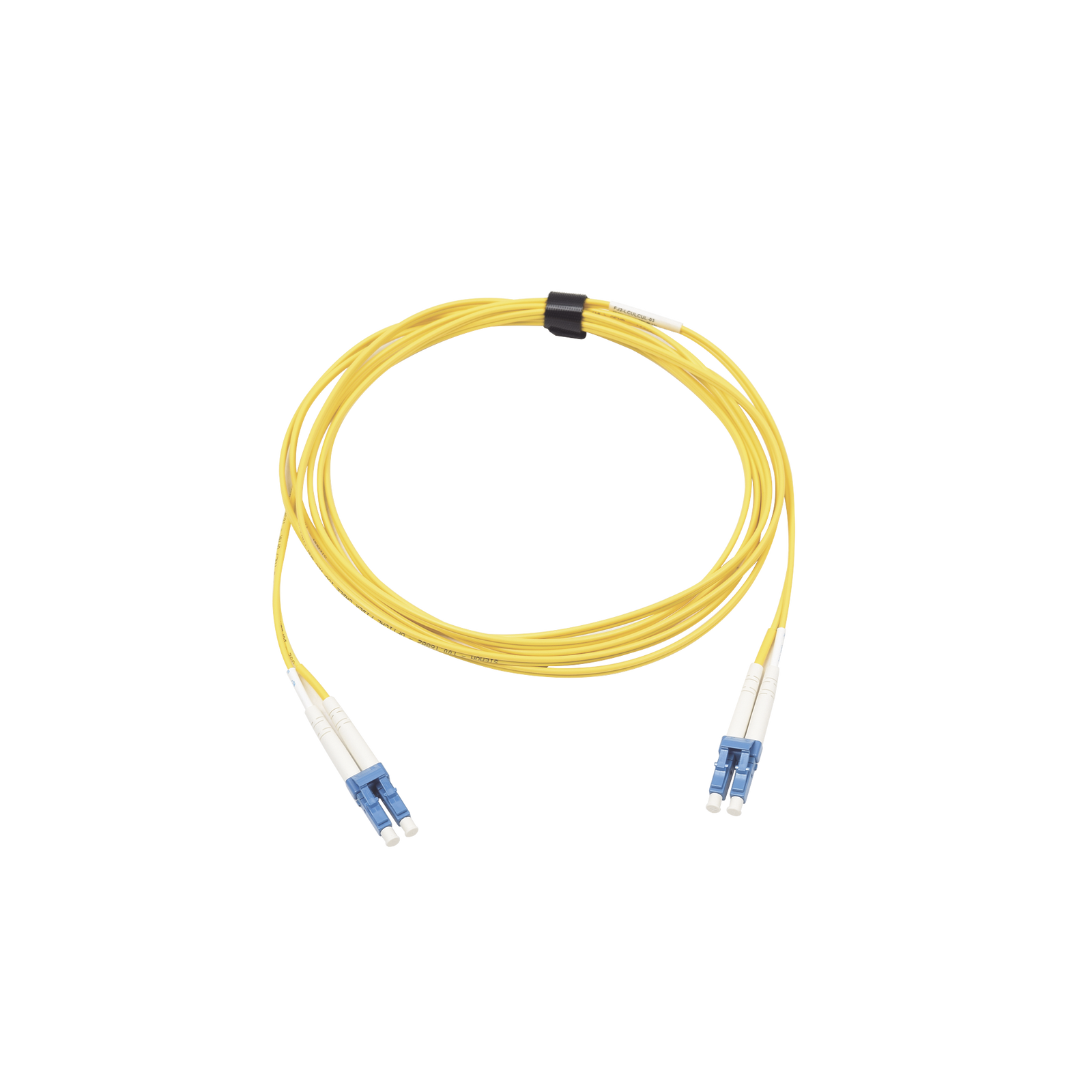 Jumper de Fibra Óptica Monomodo (OS2) XGLO Riser LC/UPC-LC/UPC Duplex OFNR Color Amarillo 10 Metros - SILYMX
