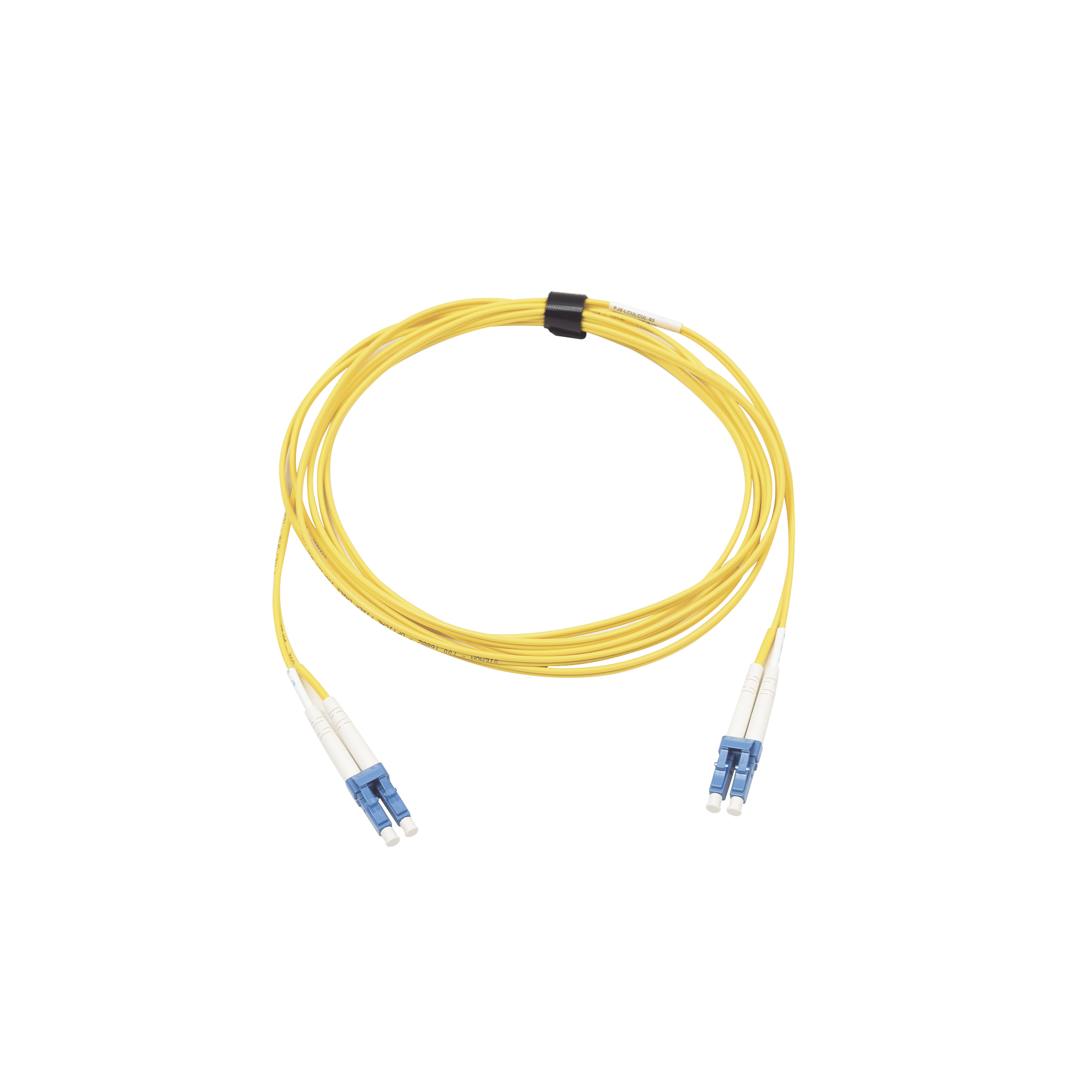 Jumper de Fibra Óptica Monomodo (OS2) XGLO Riser LC/UPC-LC/UPC Duplex OFNR Color Amarillo 10 Metros - SILYMX