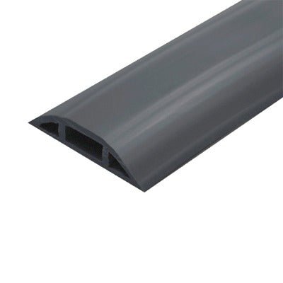 Canaleta Ducto para piso flexible color negra de PVC auto extinguible tramo de 2.5m (9300-01254) FLEXIDUCTHO-BK - SILYMX