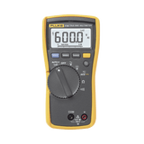 Multímetro Digital Básico para Electricista, Uso con Voltaje Máximo de 600 V y Pantalla LED Retroiluminada - SILYMX