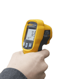 Termómetro IR Para Medición de Temperatura de -30ºC a 500ºC, Con Precisión +-1.0%, y Clasificación IP54 de Resistencia al Agua y Polvo - SILYMX
