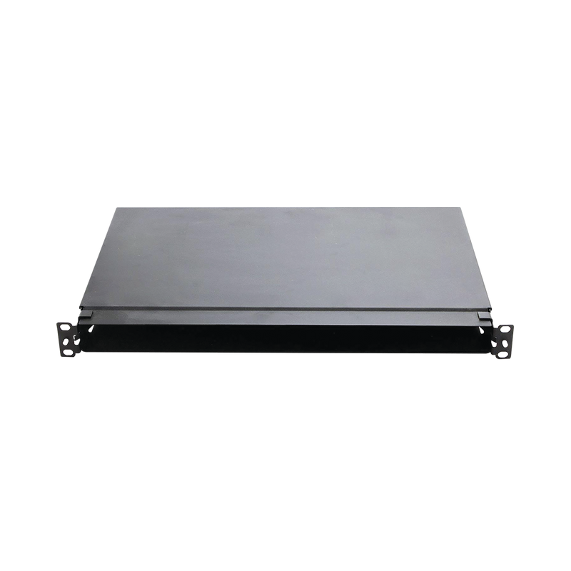Panel De Distribución De Fibra Óptica Acepta 4 Casetes Quicknet O Placas Fap/Fmp C/Panel Cfappbl1 (No Incluido) Bandeja Fija Hasta 96 Fibras Negro 1Ur - SILYMX