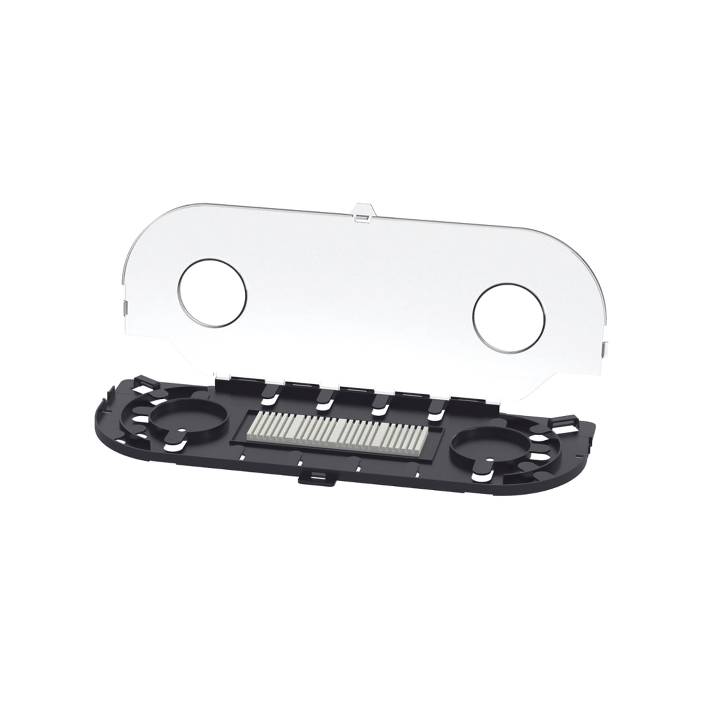 Charola De Empalme Para Fibra Óptica Para Protección De 24 Empalmes De Fusión O Mecánicos Compatible Con Los Paneles Fceu - SILYMX