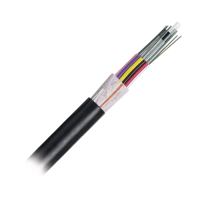 Cable de Fibra Óptica 6 hilos OSP (Planta Externa) No Armada MDPE (Polietileno de Media densidad) Multimodo OM4 50/125 Optimizada Precio Por Metro - SILYMX