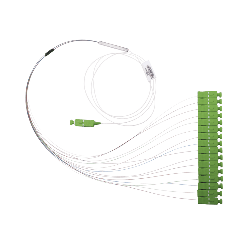 Divisor Óptico (Splitter) Tipo Plc De 1X16 Con Conector De Entrada Sc/Apc Y Conectores De Salida Sc/Apc - SILYMX