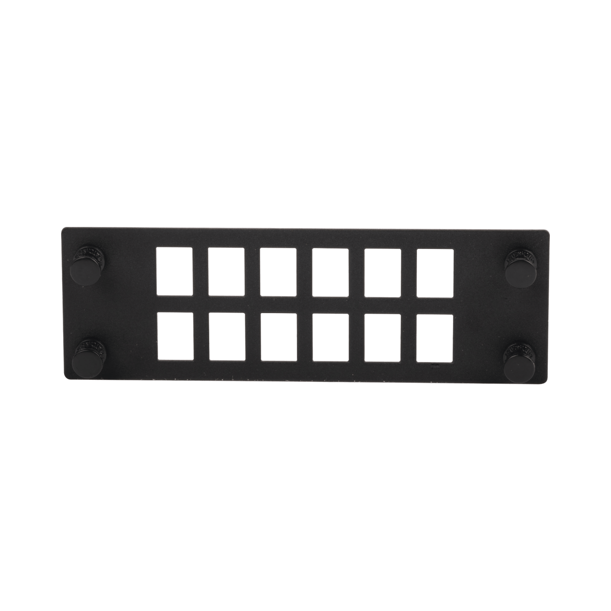 Placa Para 12 Adaptadores De Fibra Óptica Uso Con Gabinetes Fpone3 Y Fpone4 - SILYMX