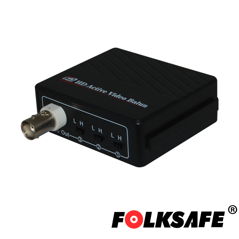 Ballun Transceptor Activo Folksafe Hasta 2 Mp Ahd Cvi Tvi 12 Vcd Fs-Hda4501R - SILYMX