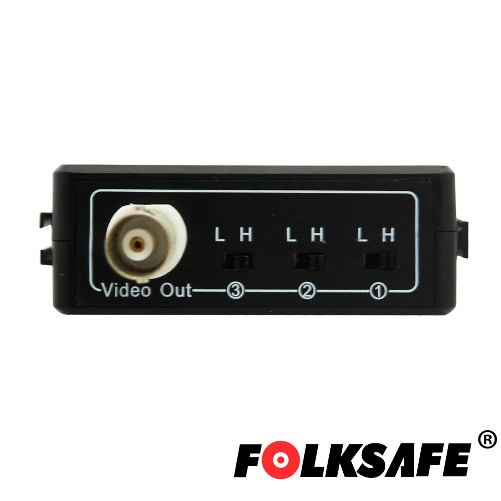 Ballun Transceptor Activo Folksafe Hasta 2 Mp Ahd Cvi Tvi 12 Vcd Fs-Hda4501R - SILYMX