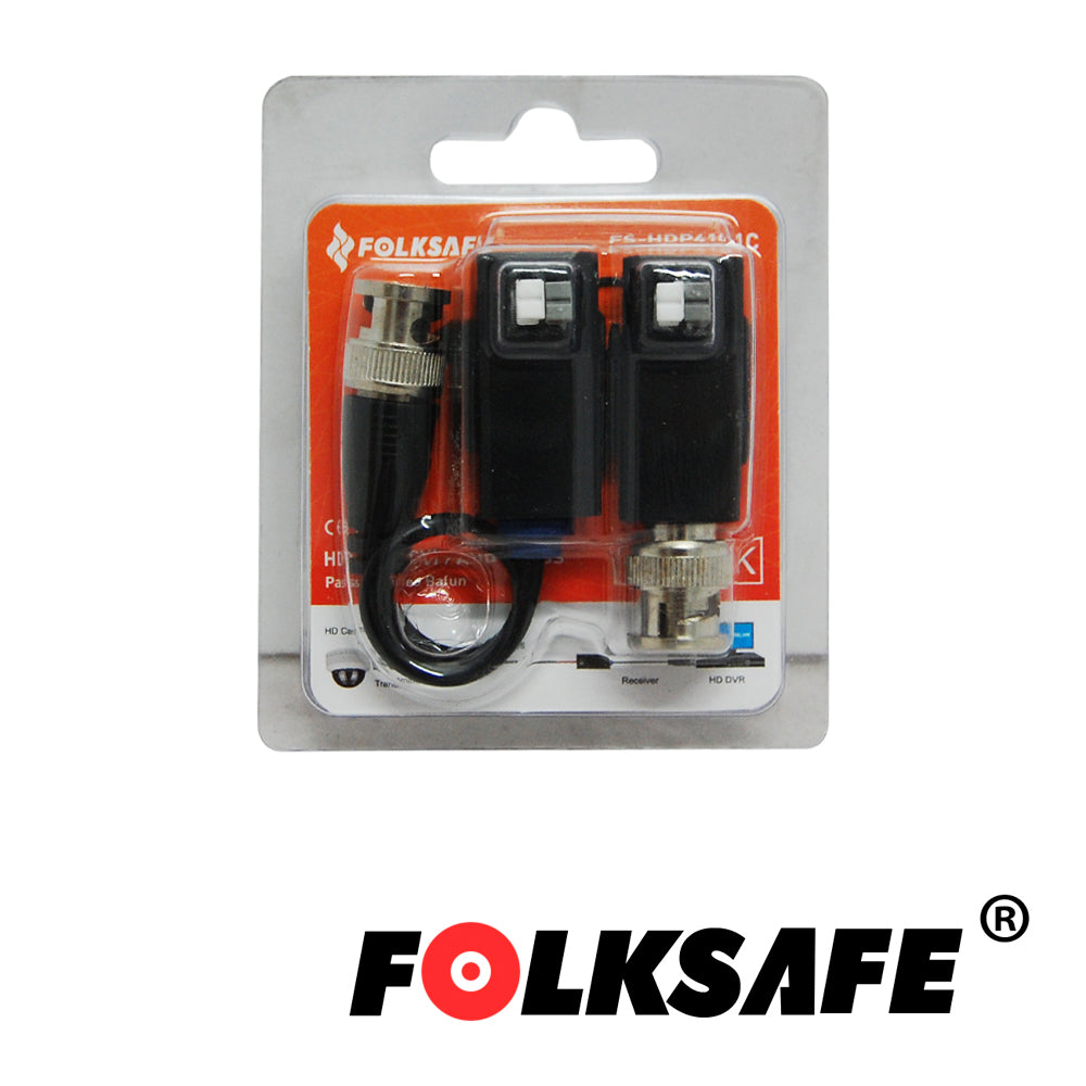 Ballun Transceptor Pasivo Folksafe Hasta 5 Mp Ahd Cvi Tvi Cvbs 12 Vcd Fs-Hdp4101C - SILYMX