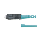 Conector de Fibra Óptica SC Simplex OptiCam Multimodo 50/125 OM3/OM4 Pre-pulido Color Aqua - SILYMX