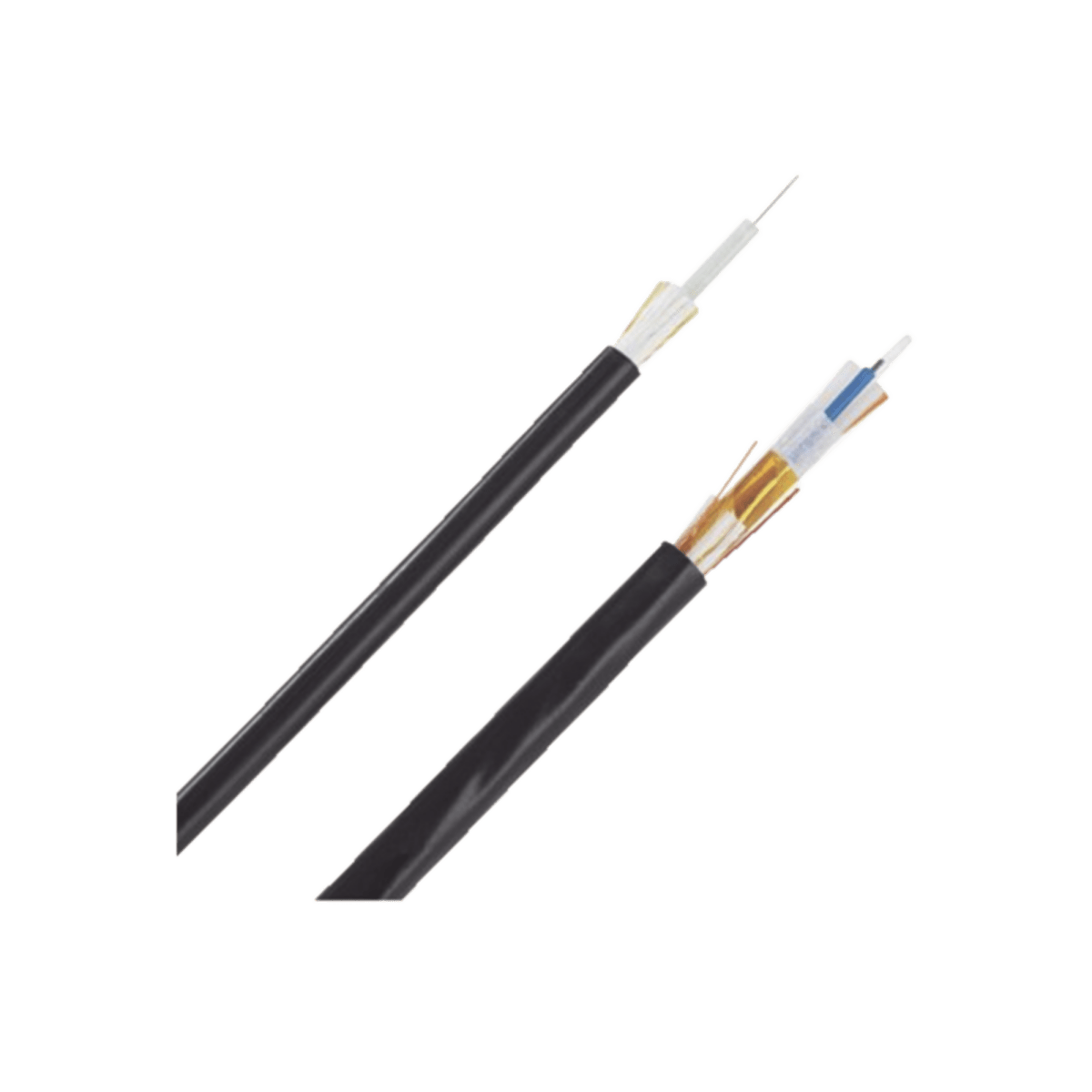 Cable De Fibra Óptica De 12 Hilos Monomodo Os2 Interior/Exterior Loose Tube 250Um No Conductiva (Dieléctrica) Ofnp (Plenum) Precio Por Metro - SILYMX