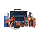 Kit de Herramientas Pro Plus para Instalación de Fibra Óptica con accesorios de limpieza de puertos/conectores, desforradoras de fibra óptica y medidor de potencia - SILYMX