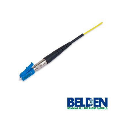 Belden Cable Fibra Óptica OS2 LC Macho - Pigtail 90cm Amarillo FTSLC900FS01 - SILYMX