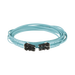 Jumper De Fibra Optica Multimodo 50/125 Om3 Lc-Lc Duplex Ofnr (Riser) Color Aqua 3 Metros - SILYMX