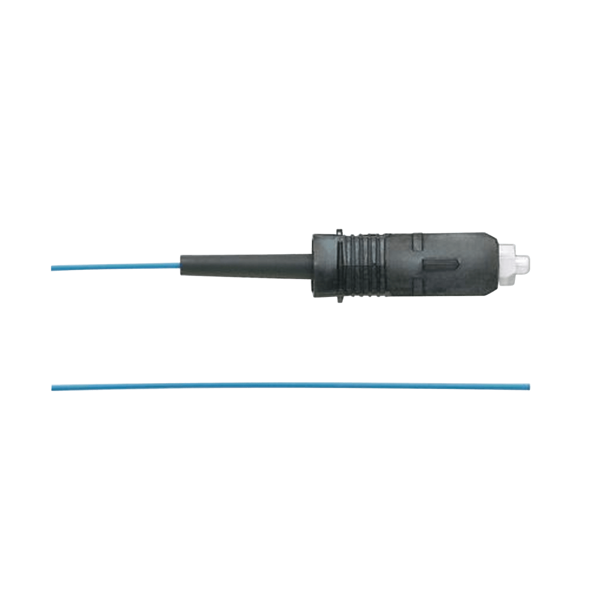 Pigtail de Fibra Óptica SC Simplex, Multimodo OM4 50/125, 900um, Color Aqua, 1 Metro - SILYMX