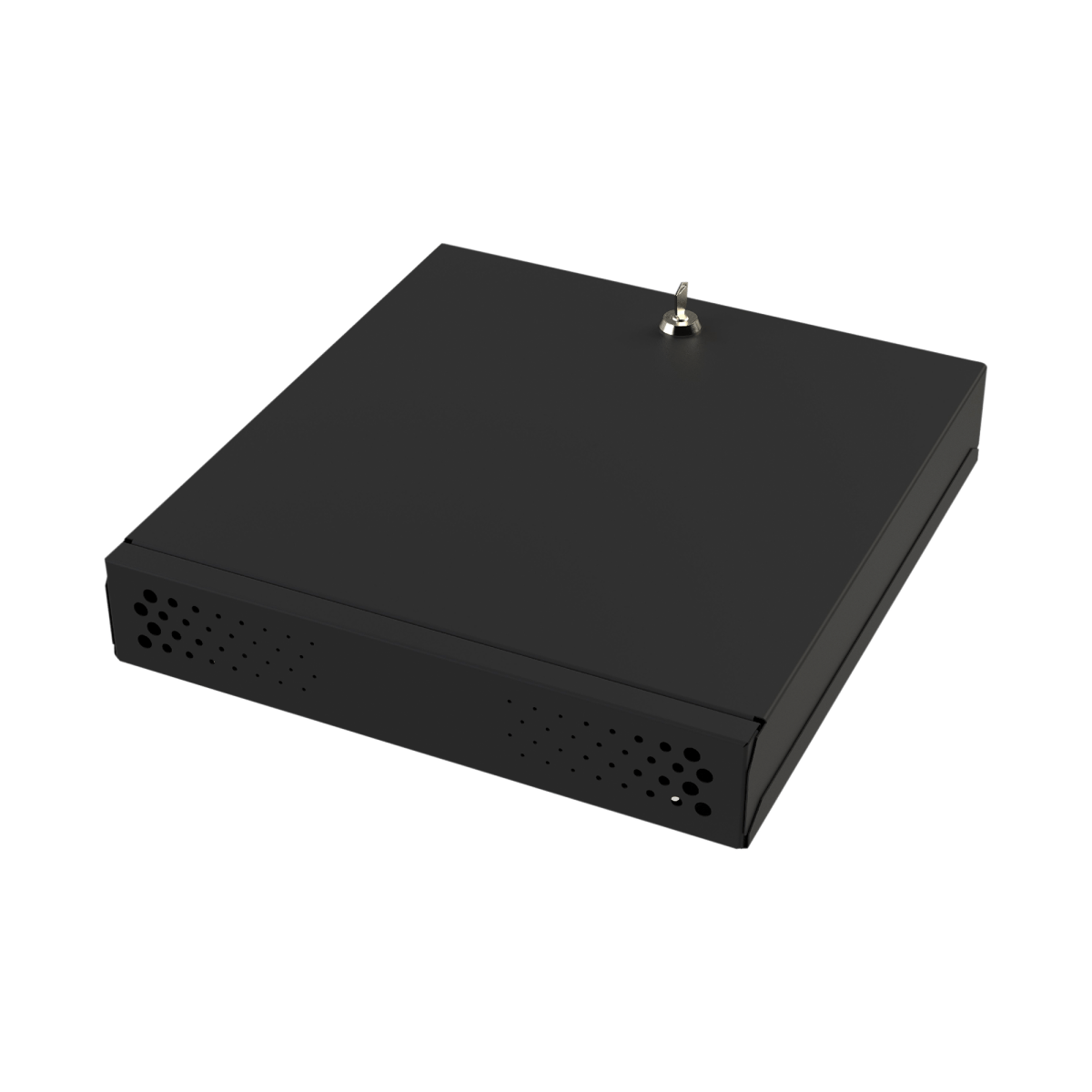 Gabinete Metálico para DVR/NVR. Tamaño Max. de DVR/NVR: 445 x 88 x 400mm (An.xAl.xProf.). Compatible con Fuente SLIM. - SILYMX