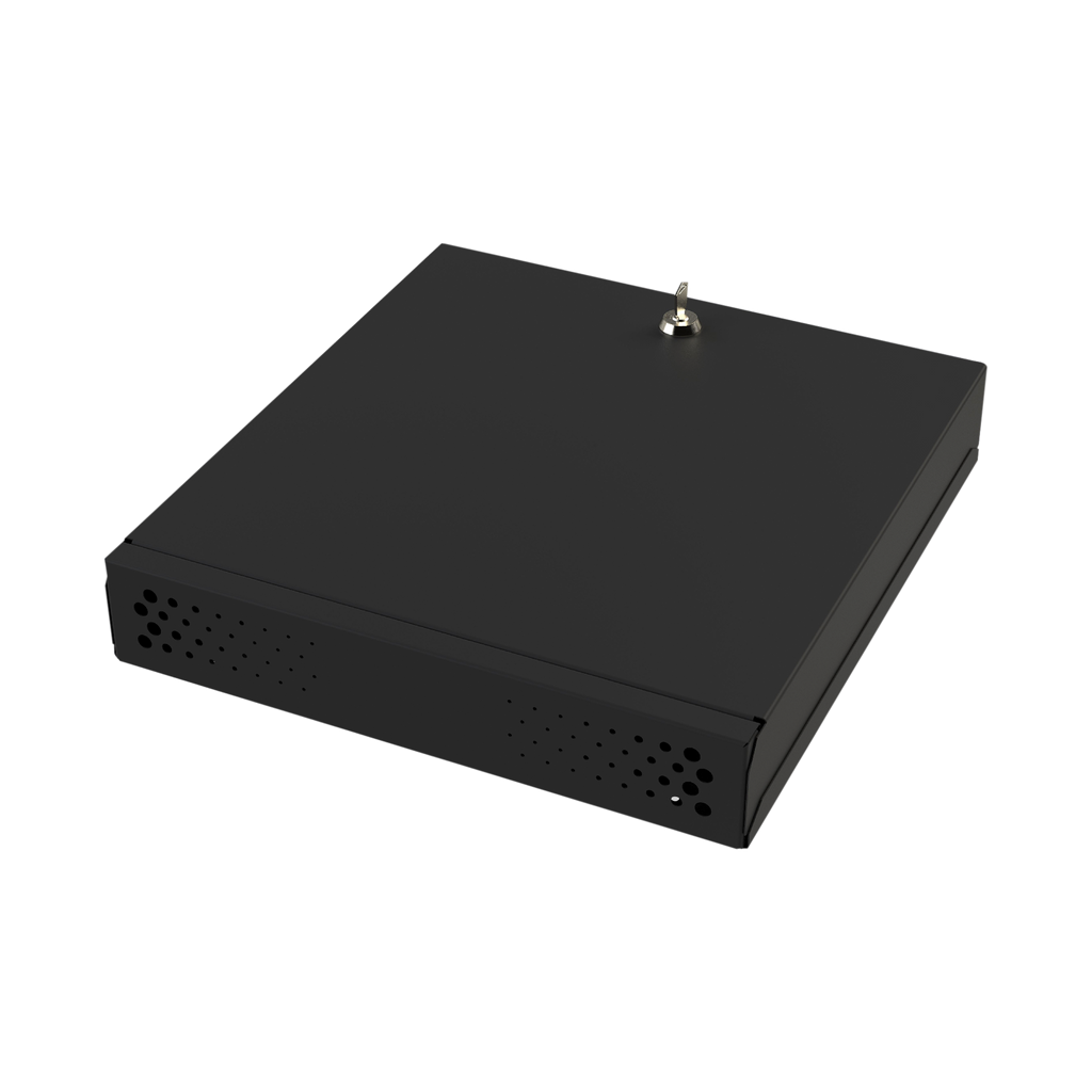 Gabinete Metálico para DVR/NVR. Tamaño Max. de DVR/NVR: 445 x 88 x 400mm (An.xAl.xProf.). Compatible con Fuente SLIM. - SILYMX