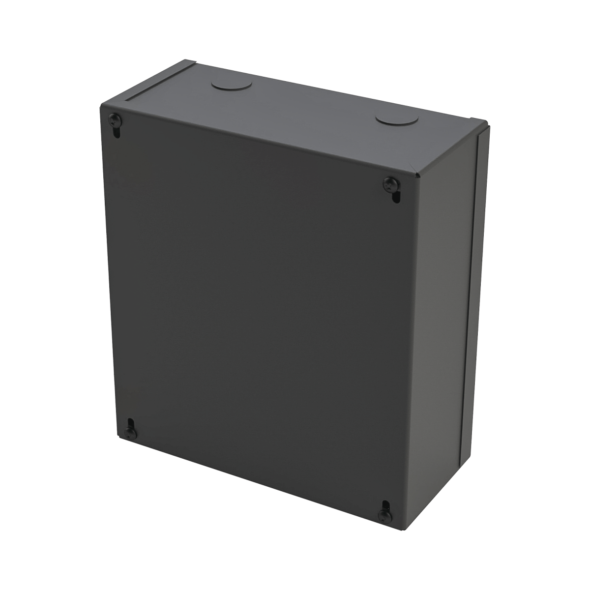 Gabinete para Fuente Línea PRO y SYSRMTXT, con preparación para instalar panel SP400 o serie runner. - SILYMX