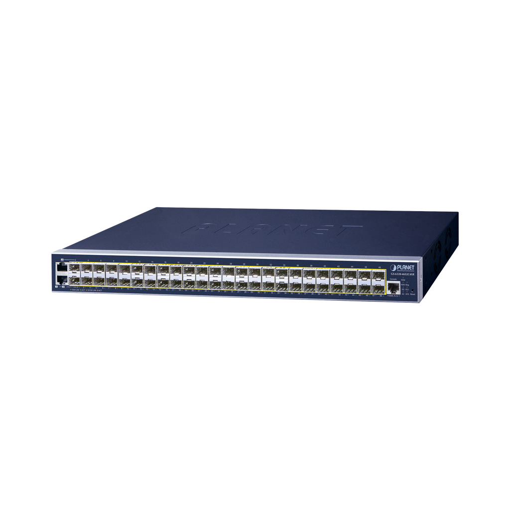 Switch Administrable L3, 46 puertos SFP, 2 puertos Combo TP/SFP, 4 puertos 10G SFP+ - SILYMX