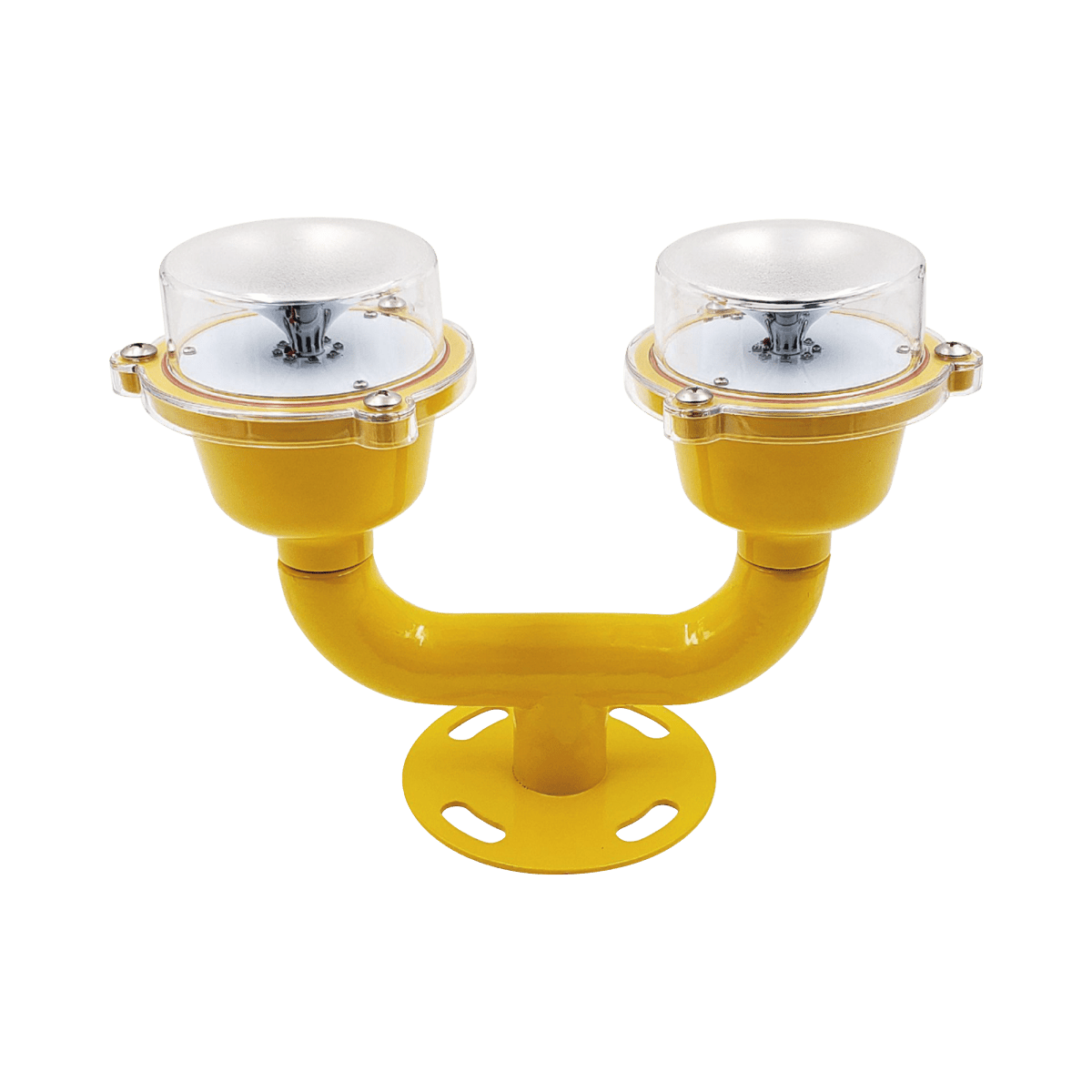 Lámpara De Obstrucción Doble Color Rojo / Ip65 / Luz Fija O Parpadeante / Voltaje De Operación 110 Ac / 220 Ac - SILYMX