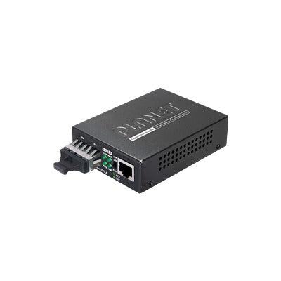 Convertidor de medios 1000 Mbps UTP/fibra óptica Mono-Modo hasta 10 Km, conector SC