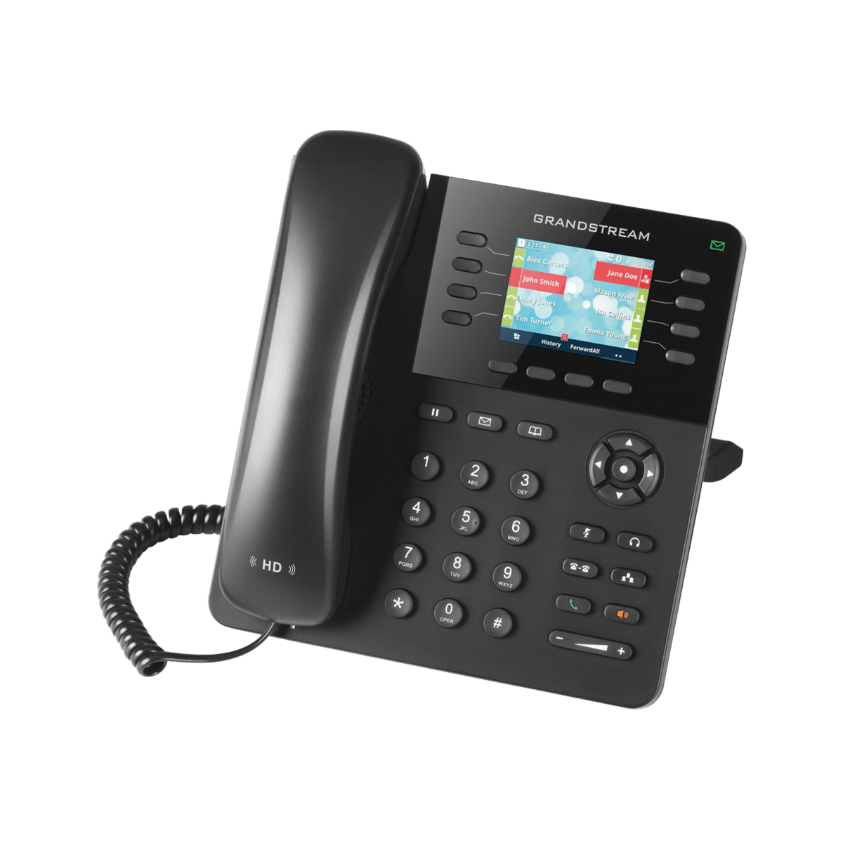 Teléfono IP SMB PoE 8 Líneas 4 Teclas de Función y conferencia de 4 vías. PoE - SILYMX