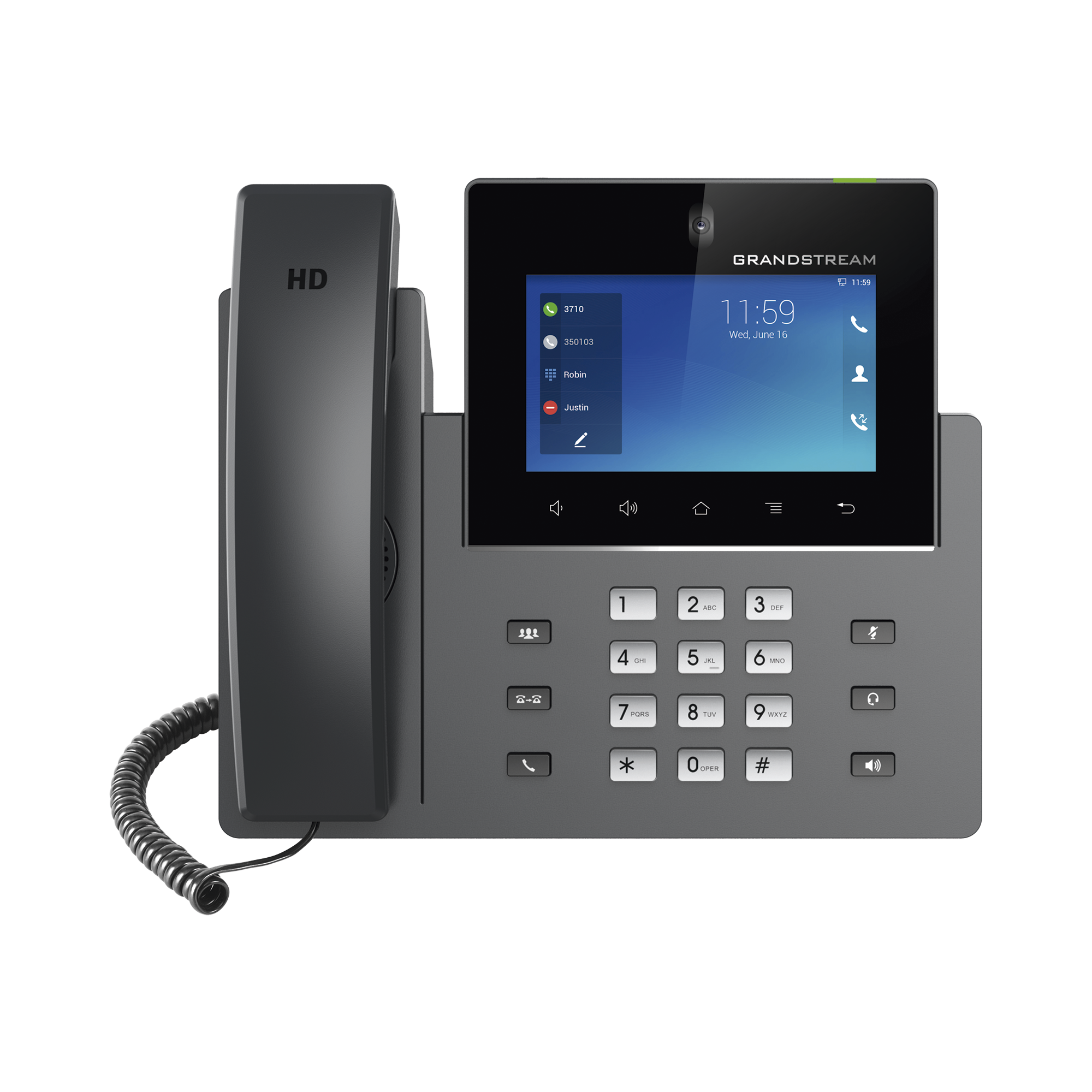 Videoteléfono IP pantalla táctil con android de 16 líneas, doble puerto Gigabit, PoE/PoE+ - SILYMX