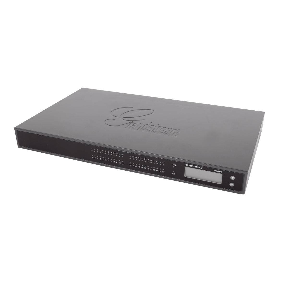 Adaptador VoIP GrandStream de 48 FXS 2 puertos telco 50 pins p/montaje en rack - SILYMX