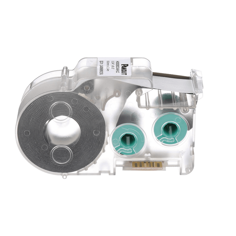 Casete De Etiquetas De Poliolefina De Cinta Continua Tubo Termocontráctil 8.6 Mm Ancho 2.4 M De Largo P/Cables De 1.5 A 4.8 Mm (18-12 Awg) De Diámetro - SILYMX