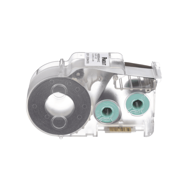Casete De Etiquetas De Poliolefina De Cinta Continua Tubo Termocontráctil 11.2 Mm De Ancho 2.4 M De Largo Para Cables De 2 A 6.4 Mm (16-10 Awg) Blanco - SILYMX