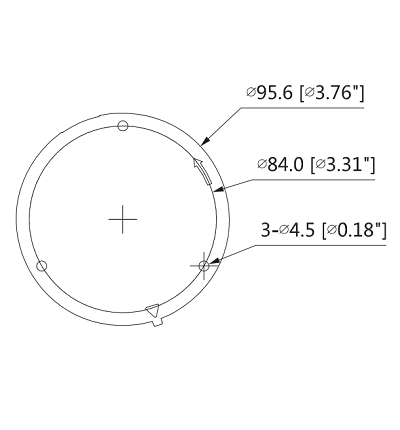 DAHUA COOPER D1A2128 - Cámara Domo HDCVI 1080p/ 103 Grados de Apertura/ Lente de 2.8 mm/ IR 20 Mts/ Uso Interior/ TVI AHD Y CVBS - SILYMX