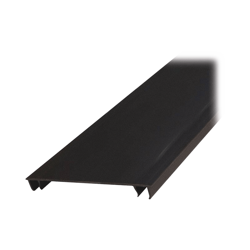 Tapa para Canaleta Ranurada Tipo H, de 2 in de Ancho, 1828.8 mm de Largo, Color Negro - SILYMX