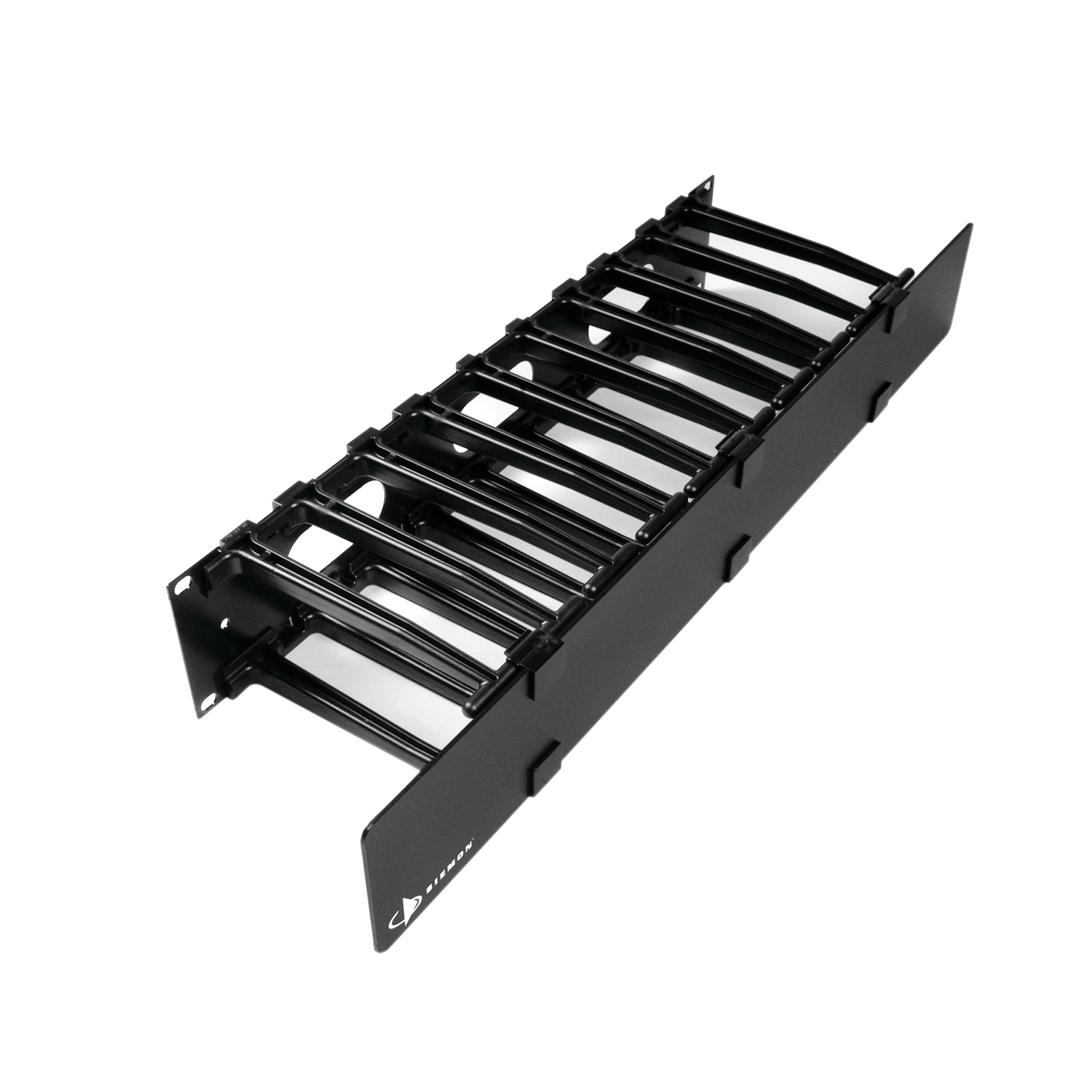 Organizador de Cable Horizontal RouteIT Sencillo Para Rack de 19in 6in de profundidad 2UR - SILYMX