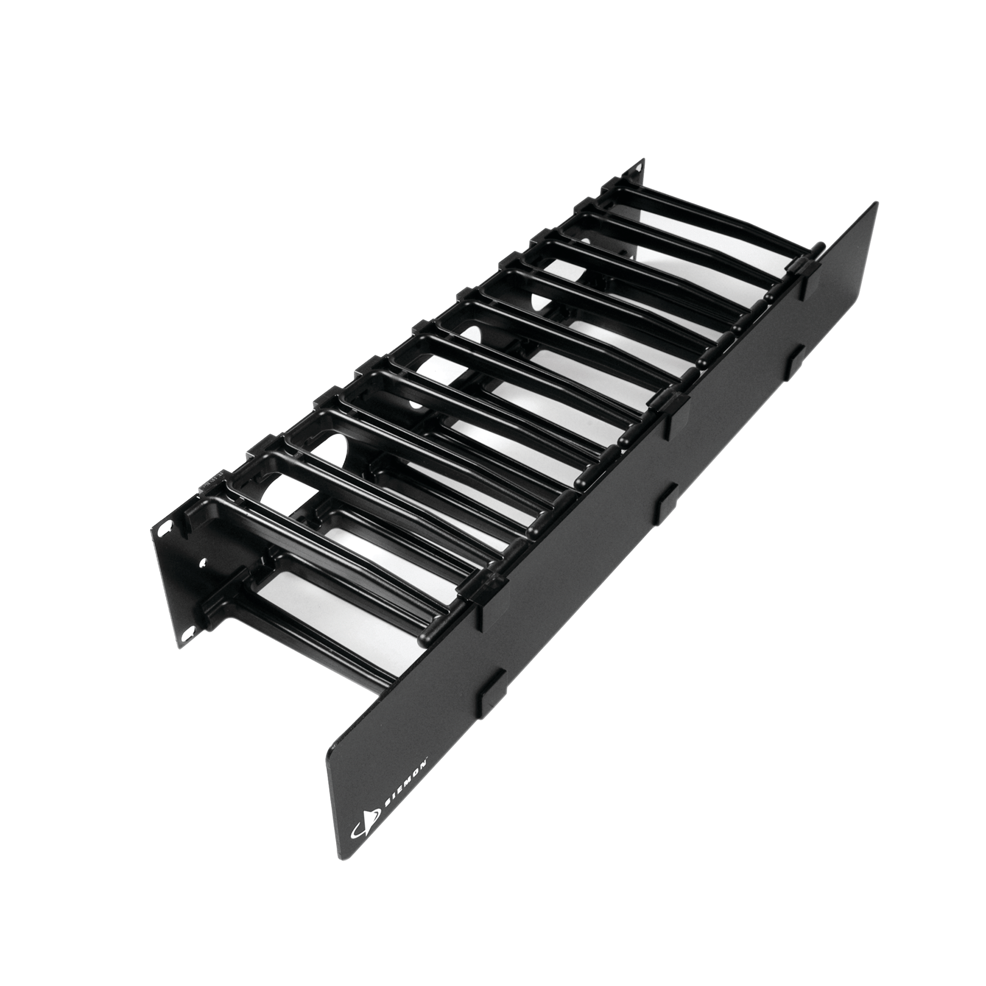 Organizador de Cable Horizontal RouteIT Sencillo Para Rack de 19in 6in de profundidad 2UR - SILYMX