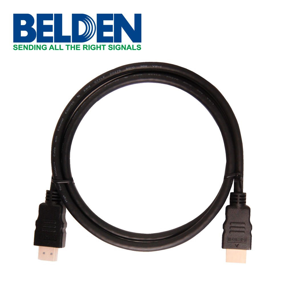 Cable Video Hdmi Belden Hde001mb Alta Velocidad 4k 1 Metro Negro - SILYMX