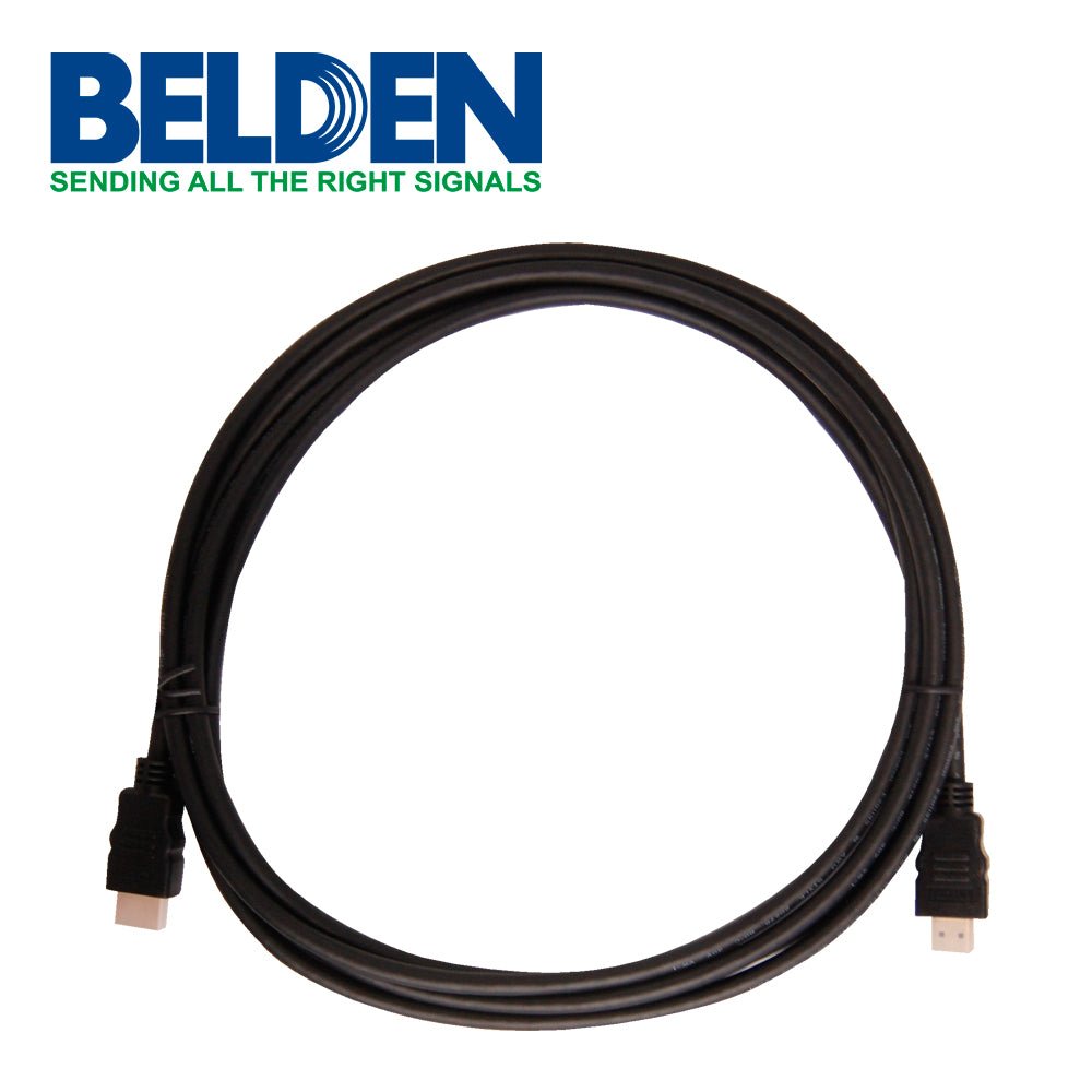 Belden Cable HDMI A 2.0 Macho - HDMI A 2.0 Macho 4K 60Hz 3 Metros Negro HDE003MB - SILYMX